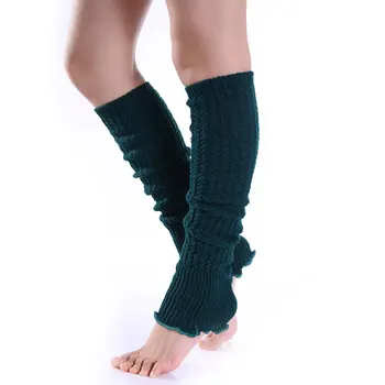 1pair Moda Încălzit de Picior de Femeie Ciorapi Populare Flori de Cânepă Tricotat Piciorul Cald Iarna Stocare THJ99
