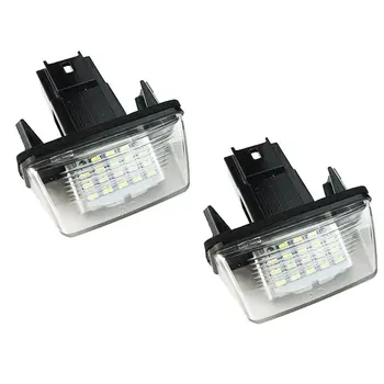 2 buc/set de Înmatriculare Lampă Lumina de Locuințe Parcare Auto Lumina Modificarilor Parte Pentru Peugeot Pentru Citroen 206/207/307/308 C3-C6