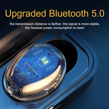 2021 F9-5 rezistent la apa HiFi Bluetooth 5.0 CVC 8.0 de Reducere a Zgomotului Stereo Wireless TWS LED Display Telefon setul cu Cască Caz de Încărcare