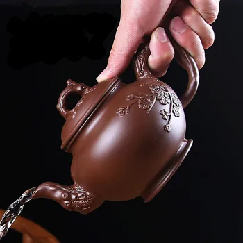 2021 Noi Yixing Zisha Oală Mare Capacitate Ceainic Manual De Ceai Singură Oală De Ceramică De Uz Casnic Set De Ceai Ceașcă De Ceai Set