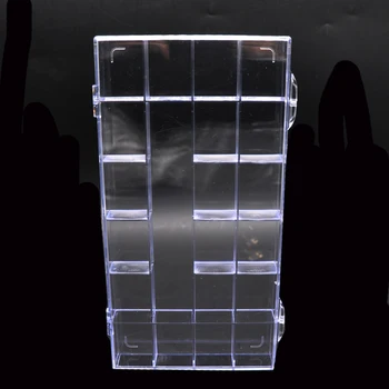 21 Grila De Plastic Transparent Cutie Goală De Unghii De Arta De Stocare Sclipici Caz De Cristal Multi Forma De Decorare Arta De Unghii Recipient Instrumente De Manichiură