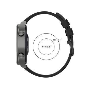 22mm Silicon Smartwatch Sport Watchband Încheietura mâinii Pentru Huawei GT2 GT 2E GT2e Onoare GS Pro Magic 2 46 mm Curea Inteligent Bratara Band