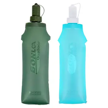 250ml/500ml Apa Moale Sticle TPU Pliere Vasului BPA-Free Apă Geanta Pentru Bicicleta Rulează Alpinism Sporturi în aer liber