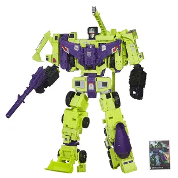 45CM Hasbro Transformers Jucării Devastatorul Generații War for Cybertron răsăritul pământului văzut Titan Modul de Colectare Jucării Robot Transformator