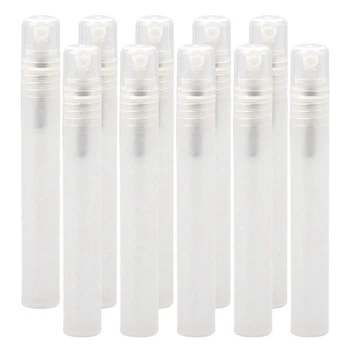 50Pcs / Lot 5Ml Goale de Plastic Transparent Spray Flacon de Eșantionare, Machiaj, Parfum Pulverizator Reîncărcabile Test de Sticlă Flacoane