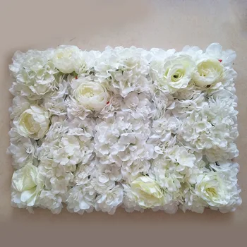 60x40cm mătase Artificială de flori Panouri, Trandafiri, Bujori, hortensie florale decor pentru o nunta de flori decor de perete