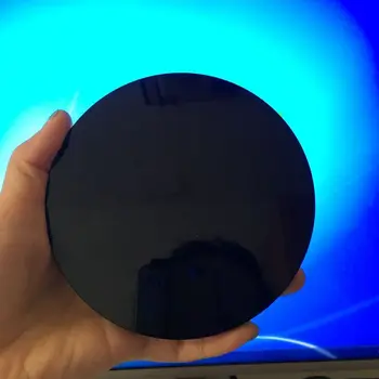 8-20cm de Înaltă calitate, naturale obsidian negru stone circle disc rotund placa fengshui oglindă pentru home & decor de birou