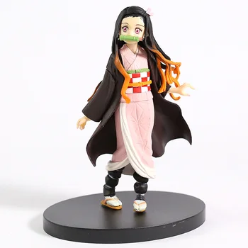 Anime Demon Slayer: Kimetsu nu Yaiba Kamado Tanjirou Nezuko PVC Statuie Figura de Colectie Model de Jucărie