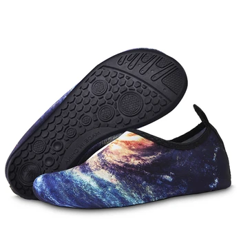 Apa de Pantofi Bărbați Femei Usoare de Imprimare Unisex de Culoare de pe Litoral Uscat-Rapid Plaja de Înot Casual, o Pedala de Leneș Încălțăminte de Vară Moale