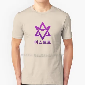 Astro Membrii K Pop Boyband Logo T - Shirt De Proiectare Tricou Bumbac Pur Boy Band-Coreean Băiat Eunwoo Astro Kpop Astro Mj Jinjin