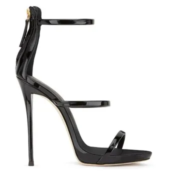 BBZAI Nou model de calitate Superioară, sexy, cod doamnelor pantofi de 12CM Tocuri Subtiri, sandale Fashion Show Club de Femmes 3-13 14
