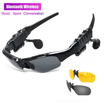 Bluetooth ochelari de Soare în aer liber Ochelari Inteligente Bluetooth Bărbați Ochelari de Soare cu Cască fără Fir Sport cu Microfon pentru Telefoane Inteligente