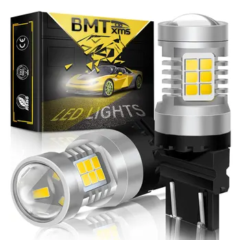 BMTxms 2x P27/7W LED-uri Canbus 3157 3357 P27W T25 Bec LED Daytime Running Light DRL Pentru Jeep Grand Cherokee 2011 Și Până