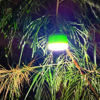 Camping Cort Lumina Lampa USB Reîncărcabilă LED Bec de Încărcare Solară Felinar Cârlig Bec Lampă de Urgență Cort de Camping Călătorie Lumini de Lucru