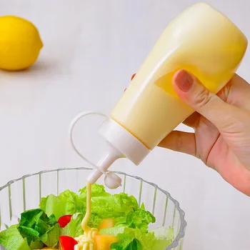 Condiment Stoarce Sticle De Ketchup Muștar Sosuri Ulei De Măsline Gadget De Bucătărie Din Material Plastic Salata Recipient Distribuitor Produse Alimentare