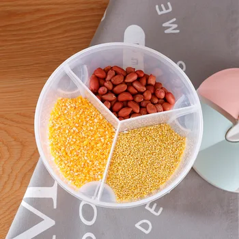 Creative Bucătărie Cereale Distribuitor Cutie De Depozitare Alimente Orez Livrările De Cereale Rezervor De Umiditate-Dovada Sigilat Cutii Alimente Organizatorii Container