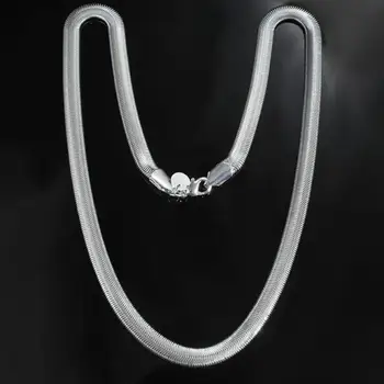 Culoare argintie bijuterii femei colier declarație collier bijuterii collares lanț șarpe bărbați accesorii cadou cravată colar kolye