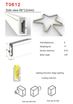 DC5V LED Neon Coarda Lumina de Tub Gel de Siliciu Moale Lampa WS2812 WS2812B Înguste 0410 0612 96leds/m Flexibil LED Strip IP65 rezistent la apa