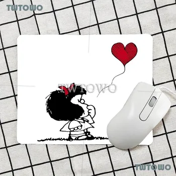 Desene animate Mafalda Nou Fierbinte Vinde Mouse Pad Cauciuc Natural Gamer Desene animate Kawaii Anti-alunecare Minunat Decor de Birou Covor Birou Mat