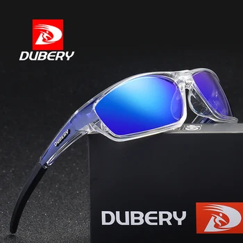 DUBERY Design de Brand pentru Bărbați Ochelari Polarizati Șofer Negru ochelari de Soare UV400 Nuante Retro Moda de Sticlă Soare Pentru Barbati Modelul 620