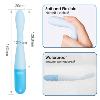 Durex G-Spot Slim Vibratoare Silicon Moale Multi Viteză Anal Pizde Masaj Stimulator pentru Adulți Intim Bunuri Jucarii Sexuale pentru Femei