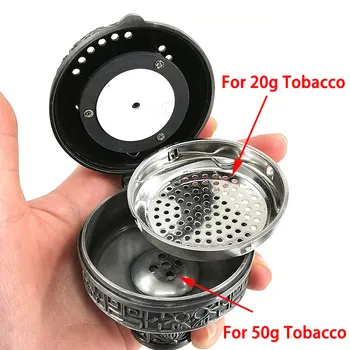 E-Shisha Smokepan Electronice Narghilea Tutun Castron cu Ceramică, Cărbune de Titularul Narghilea Chicha Nargile Waterpijp Pentru Narghilea/Sheesh