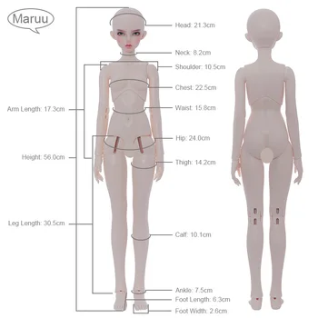 Fantezie, Înger 1/3 BJD Papusa Maruu Rășină Jucării pentru Copii Anime Jucărie DIY Cadou pentru Copii SD Model de Moda de sex Feminin