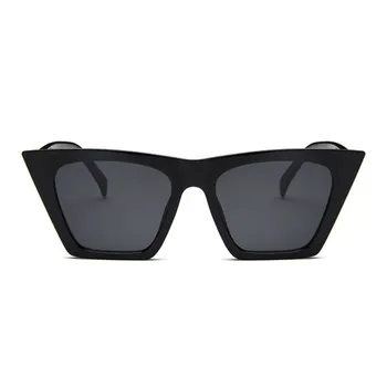 Femei Epocă ochelari de Soare Femei de Moda Ochi de Pisică de Lux Ochelari de Soare Clasic de Cumpărături Doamna Negru Oculos De Sol UV400