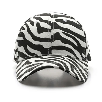 FS 2021 Tendință Dungi Șapcă de Baseball Streetwear Hip Hop Capace Pentru Barbati Femei Maro Alb Model Zebra de Vară, Pălării de Soare Gorras Hombre