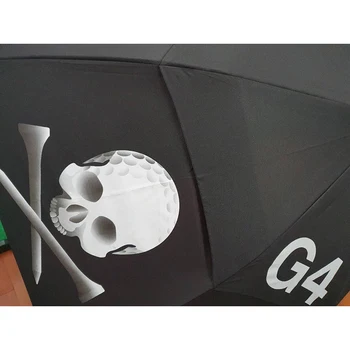 Golf Umbrelă Automată Cu Mâner Lung Umbrela Dublu Strat Impermeabil Golf Umbrella