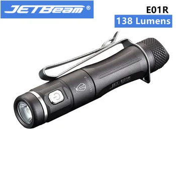 JETBeam E01R CREE XP-G2 138 Lumeni USB Reîncărcabilă rezistent la apa Lanterna LED-uri