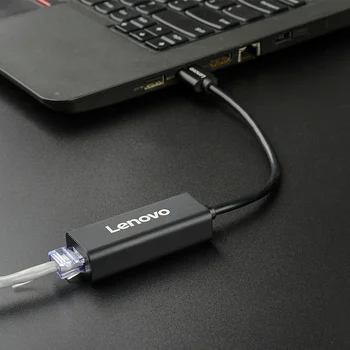 Lenovo USB la RJ45 Ethernet 100M Cablu placa de Retea Pentru Computer Desktop Laptop Ultrabook MacBook Set Top Box Converter