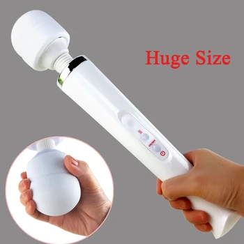 Mare Baghetă Magică Vibratoare pentru femei, USB de Încărcare Mare AV Stick de sex Feminin G Spot Masaj Stimulator Clitoris Adult Jucarii Sexuale pentru Femei
