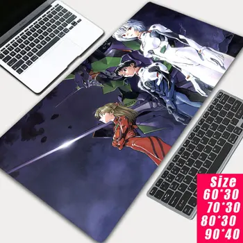 Mouse pad laptop antiderapante anime evangelion semn tastatură de calculator mouse pad mare mouse pad tastatură moale masa de joc mat
