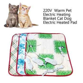 NOI 1buc 220V Pet Electric de Încălzire Pătură Cat Electrice Incalzite Pad Anti-zero Câine Încălzire Saltea Pat de Dormit Pentru Toamna Iarna