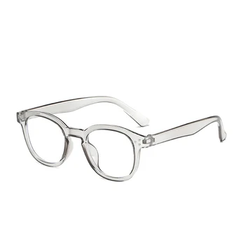Noi lumina albastra anti-ochelari oglindă plană mare cadru retro ochelari de moda pentru bărbați de lux clar cerc ochelari fete ochelari de vedere