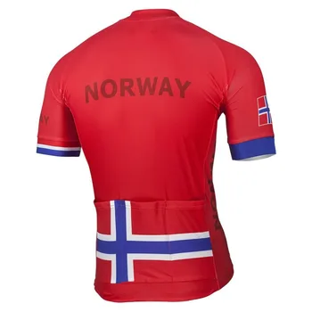 Norvegia 2020 Echipa Noua de Vară Roșu Jersey Ciclism Biciclete de îmbrăcăminte Ciclism Purta Rutier Biciclete de Munte Cursa Topuri