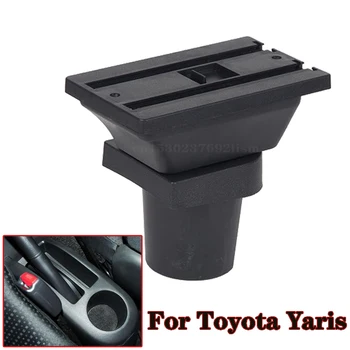 Pentru Toyota Yaris Vitz 2006-2011 Retrofit piese Pentru Yaris Centru de Cotiera Cutie Depozitare Accesorii Auto USB Usor de instalat