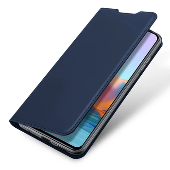 Pentru Xiaomi Redmi Nota 10 Pro чехол Magnetic Piele Flip Wallet Stand de Telefon Acoperă Pentru Redmi Nota 10 Pro Max Nota 10 DUX DUCIS