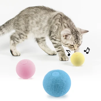 Pisica inteligent Jucarii Interactive Mingea Catnip Cat de Formare Jucărie animale de Companie Joc cu Bile de Companie Scartaie Livrările de Produse Jucărie pentru Pisici Pisoi Kitty
