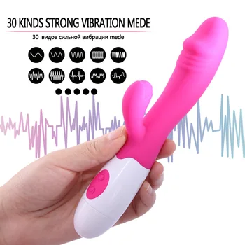 Produse Pentru Adulți Simulare Vibrator G-Spot Șoc Dublu Masaj Flirt Femeie Sexy Masturbari Dispozitiv Fabrica De En-Gros
