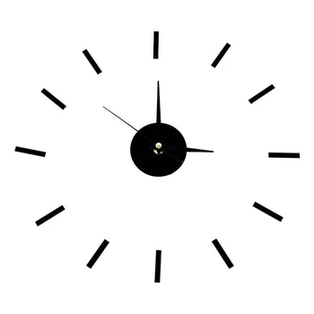 Punch-gratuit Fara rama Ceas de Perete Autocolante 39*39cm Acrilice DIY Decorare Simplu Tăcut Ceas pentru Acasă Living, Dormitor WWO