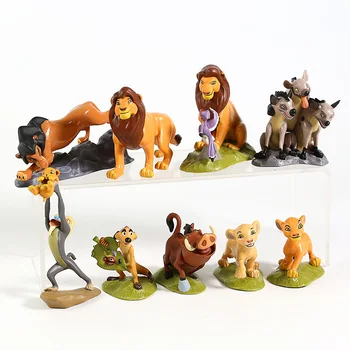 Regele Leu Simba PVC Figuri de Desene animate Clasice Jucarii Copii Cadouri 9pcs/set