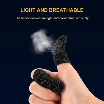Respirabil Controler De Joc Deget Acoperi De Sudoare Dovada De Jocuri Deget Mănuși Non-Zero Maneca Sensibile Nailon Mobile Cu Ecran Tactil