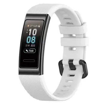 Sport silicon watchband pentru Huawei Banda a 3-a / Banda a 3-a Pro / Band 4 Pro bratara de Înlocuire moale curea de moda Brățară