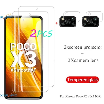 Tempered Glass Pentru Xiaomi Pic X3 Poco X3 NFC Crăpături Ecran Protector Pe Xiomi Mi Pocofone X3 Pro Camera Sticlă de Protecție de Film
