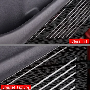 Ușa laterală anti-kick pad din otel inoxidabil anti-kick pad din oțel inoxidabil autocolante decorative pentru Mazda3 AXELA 2020