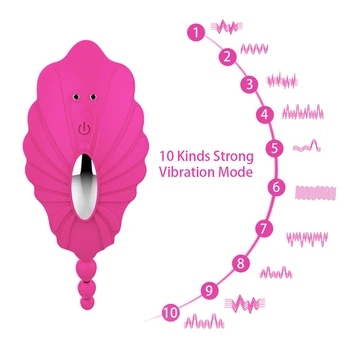 Wireless Fluture Chilotei Vibrator pentru Clitoris Stimulator Anal Masaj Sex Femei Jucării pentru Adulți Produs Brunete sex Feminin Erotic Shop