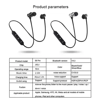 XT11 Magnetic Wireless compatibil Bluetooth Căști Muzica de Susținere sport Căști Căști cu Microfon Pentru iPhone, Samsung, Xiaomi
