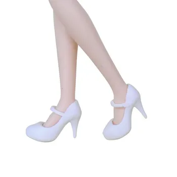 1 SET Accesorii Papusa De 30CM Păpuși Doll Negru Pantofi de Înaltă Jucărie de Calitate Sandale de Moda Drăguț Tocuri Pentru Papusa Luminozitate Copilul P2N7